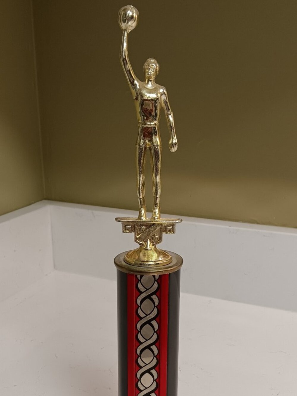 Vintage 14" Tall Basketball Trophy